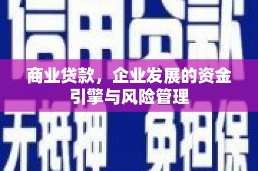 北仑商业贷款，企业发展的资金引擎与风险管理