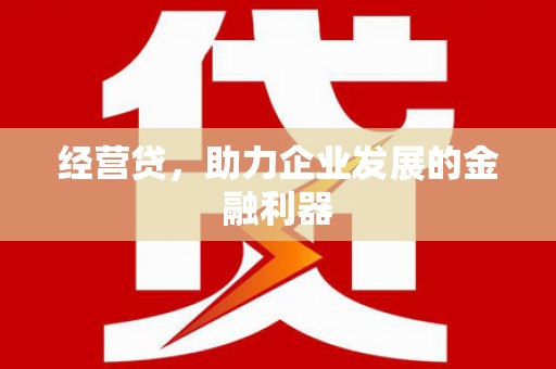 盐山经营贷，助力企业发展的金融利器