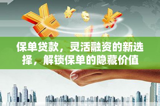 新林保单贷款，灵活融资的新选择，解锁保单的隐藏价值