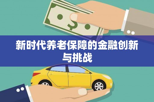 漯河新时代养老保障的金融创新与挑战
