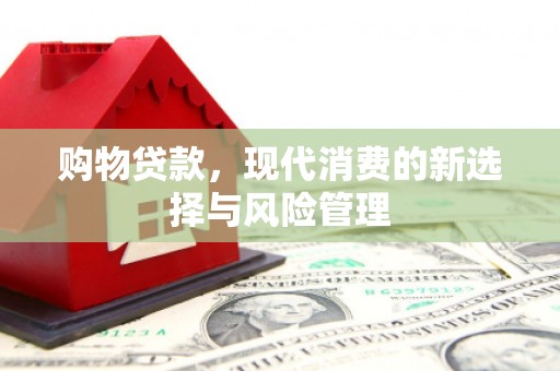 永康购物贷款，现代消费的新选择与风险管理