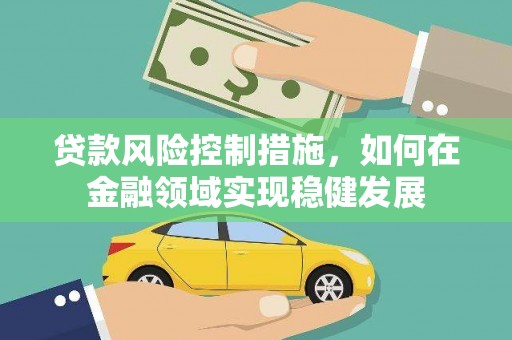 全州贷款风险控制措施，如何在金融领域实现稳健发展