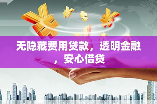 灌云无隐藏费用贷款，透明金融，安心借贷