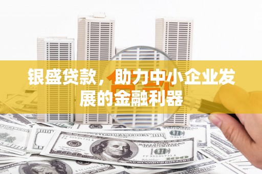 宽甸银盛贷款，助力中小企业发展的金融利器
