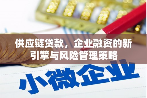 美浓供应链贷款，企业融资的新引擎与风险管理策略