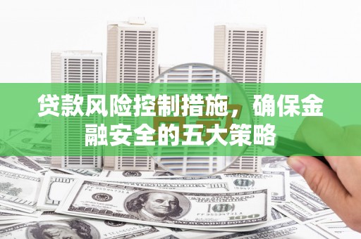 谯城贷款风险控制措施，确保金融安全的五大策略
