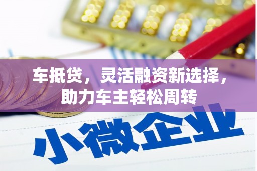 通山车抵贷，灵活融资新选择，助力车主轻松周转