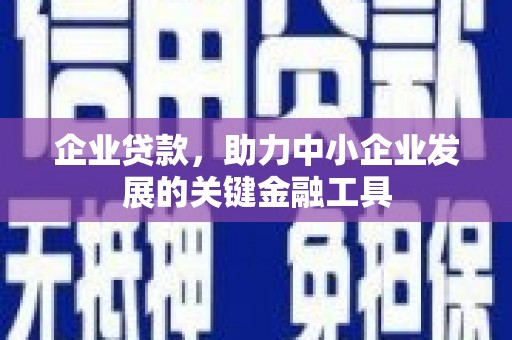 平谷企业贷款，助力中小企业发展的关键金融工具