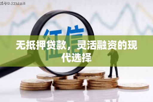 杭锦旗无抵押贷款，灵活融资的现代选择
