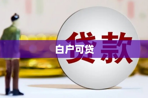 海原白户可贷