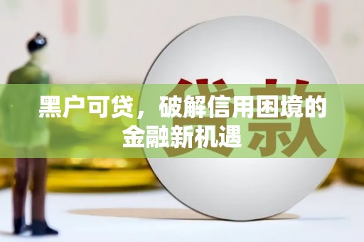 汉滨黑户可贷，破解信用困境的金融新机遇