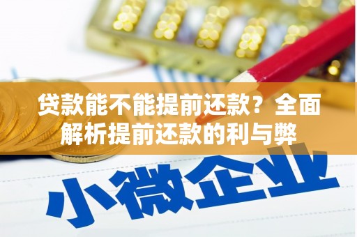 屯门贷款能不能提前还款？全面解析提前还款的利与弊